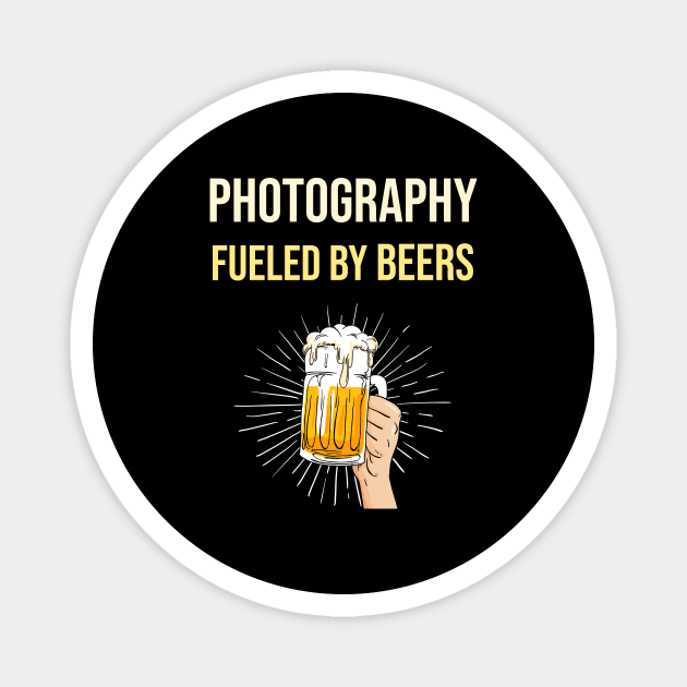 Photography Fueled By Beers - Photographer Photographers Photograph Shoot Shooting Flash Photo Photos Sightseeing Magnet by blakelan128